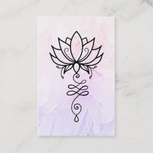 Tarjeta De Visita *~* Peony Nirvana Sagrada Geometría Lotus Reiki