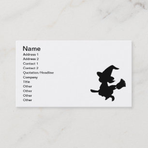 Tarjeta De Visita Pequeña bruja linda