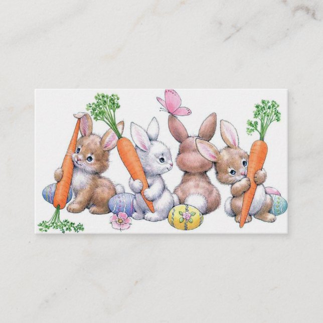 Tarjeta De Visita Pequeña cosecha de Semana Santa (Anverso)
