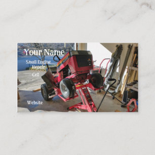 Tarjeta De Visita Pequeña empresa de reparación de motores
