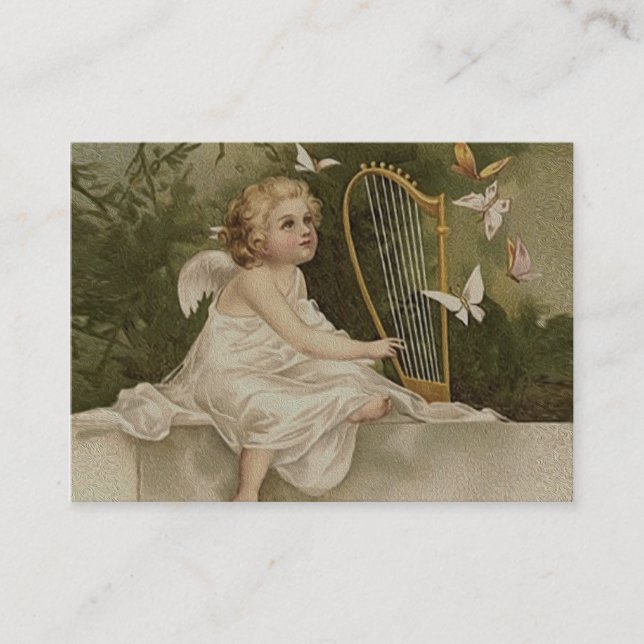 Tarjeta De Visita Pequeña sonrisa de la querube (Anverso)