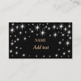 Tarjeta De Visita pequeñas estrellas lindas