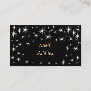 Tarjeta De Visita pequeñas estrellas lindas