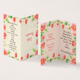 Tarjeta De Visita Pequeño acentuado floral