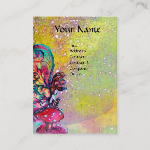 Tarjeta De Visita Pequeño elfo de hongos