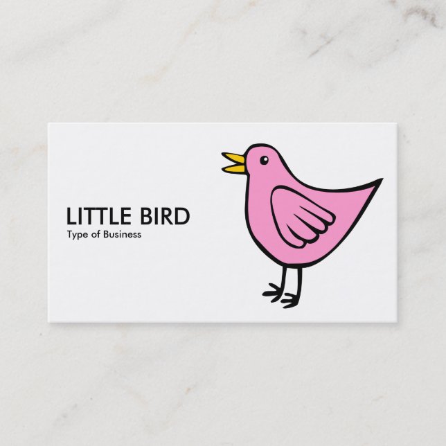 Tarjeta De Visita Pequeño pájaro 04 (Anverso)