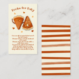 Tarjeta De Visita Pequeños libros cortos de otoño para bebé