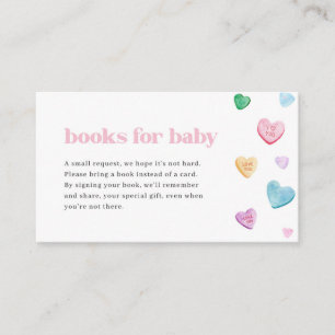Tarjeta De Visita Pequeños libros de Baby Shower para bebés con tarj