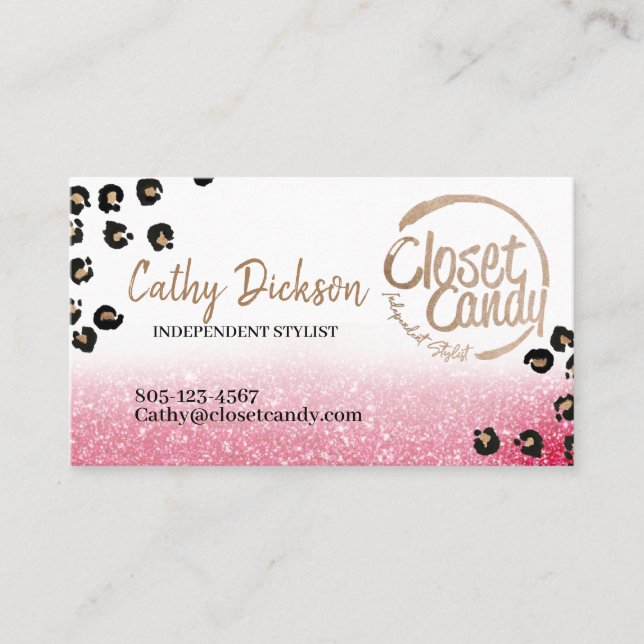 TARJETA DE VISITA PEQUEÑOS NEGOCIOS, BOUTIQUE, TIENDA PEQUEÑA, (Anverso)