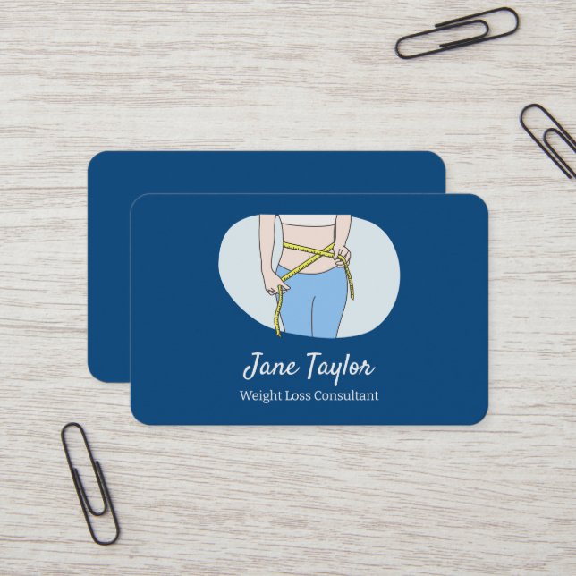 Tarjeta De Visita Pérdida de peso (Anverso/Reverso In Situ)