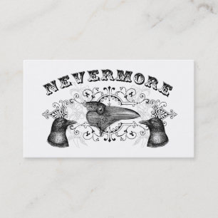 Tarjeta De Visita Perfil gótico de Raven y Crows