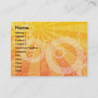 Tarjeta De Visita Perfil/tarjeta de visita fresca