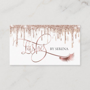 Tarjeta De Visita Perforaciones de oro azota a Chica de maquillaje d