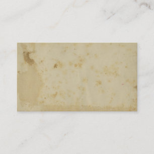 Tarjeta De Visita Pergamino manchado antigüedad en blanco de los