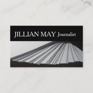Tarjeta De Visita Periodista Escritor Medios Prensa