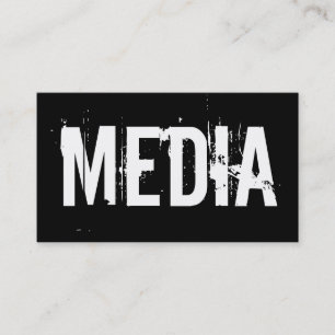Tarjeta De Visita Periodista Escritor Medios Prensa