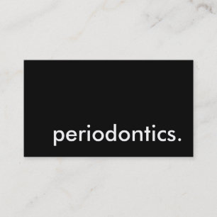 Tarjeta De Visita periodoncia.