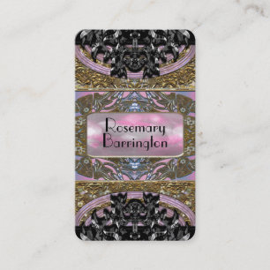 Tarjeta De Visita Perla elegante de Mia Splashforze