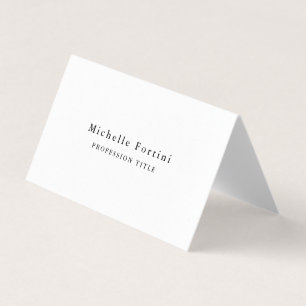 Tarjeta De Visita Perla elegante premium Minimalista