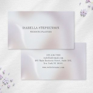 Tarjeta De Visita Perla Minimalista Elegante