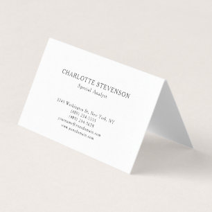 Tarjeta De Visita Perla Premium de moda profesional simple minimalis