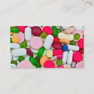 Tarjeta De Visita Perlas coloridas