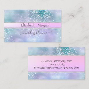 Tarjeta De Visita Perlas Elegantes Modernas Profesionales Chic