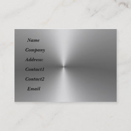Tarjeta De Visita Perlas metalizado metalizado de dos lados