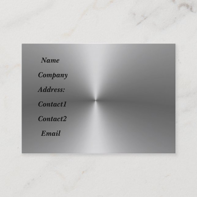 Tarjeta De Visita Perlas metalizado metalizado de dos lados (Anverso)