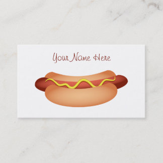 Tarjeta De Visita Perrito caliente