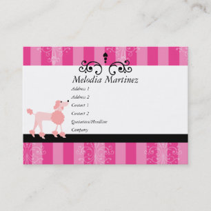 Tarjeta De Visita Perrito de la belleza
