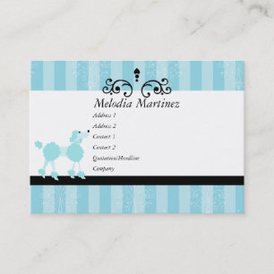 Tarjeta De Visita Perrito de la belleza