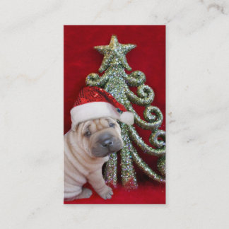 Tarjeta De Visita Perrito shar chino del pei