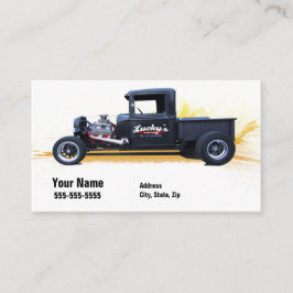 Tarjeta De Visita Perro afortunado