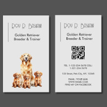 Perro Breeder Trainer Golden Retriever QR Code