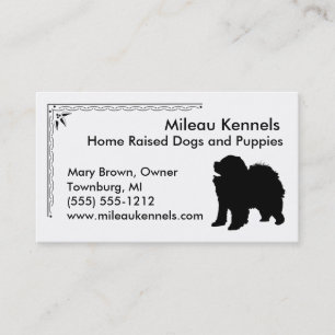 Tarjeta De Visita Perro chino de perro chino