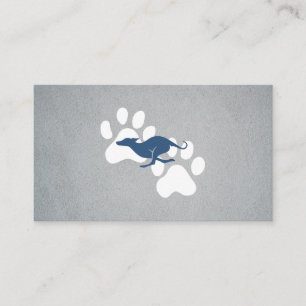 Tarjeta De Visita Perro Corriendo Patas