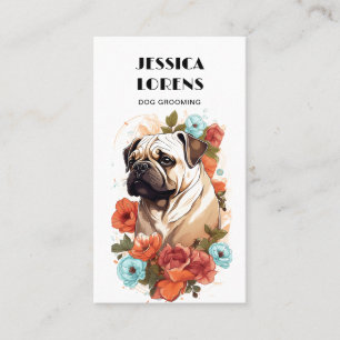 Tarjeta De Visita Perro de cosecha Mascota Pug Mops Puppy