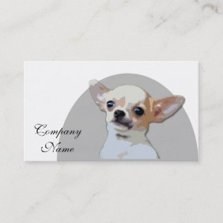Tarjeta De Visita Perro de la chihuahua