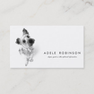 Tarjeta De Visita Perro de perrito dulce lindo de Yorkshire Terrier