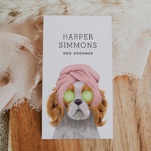 Tarjeta De Visita Perro Groomer Cachorro