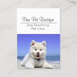 Tarjeta De Visita Perro Groomer Cuidado Mascota Puppy Walker