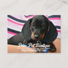 Tarjeta De Visita Perro Groomer Cuidado Mascota Puppy Walker