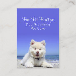 Tarjeta De Visita Perro Groomer Cuidado Mascota Puppy Walker