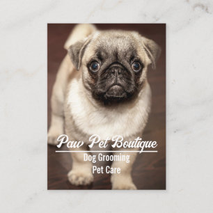 Tarjeta De Visita Perro Groomer Cuidado Mascota Puppy Walker