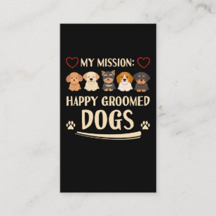 Tarjeta De Visita Perro Grooming Amor animales Perro Groomer