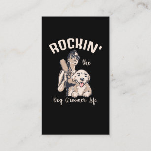 Tarjeta De Visita Perro Grooming Life Dog Groomer Hairdresser