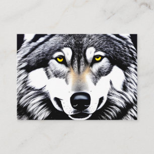 Tarjeta De Visita Perro Husky Siberiano