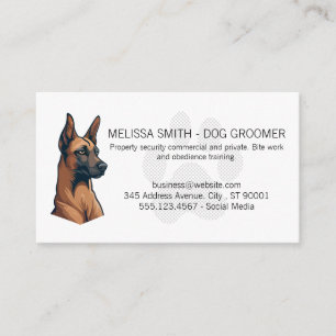 Tarjeta De Visita Perro K9   Garra