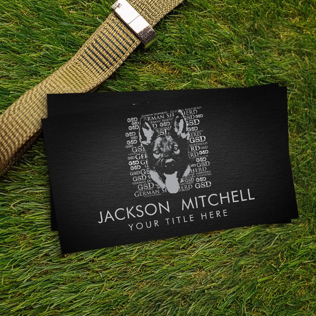Tarjeta De Visita Perro pastor alemán - GSD (Subido por el creador)
